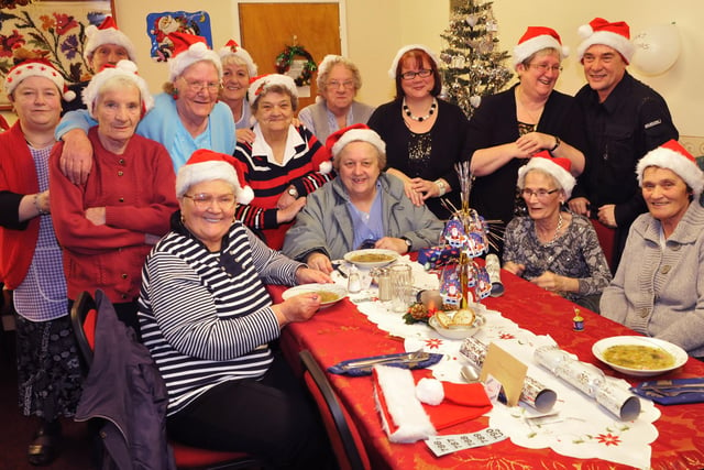 Sunderland's East Enders and volunteers at a Christmas dinner at the  East End Community Association. Remember this from nine years ago?