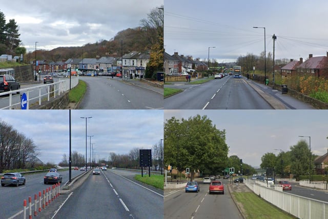 These are some of the Sheffield roads on which the most motorists were caught speeding during 2022