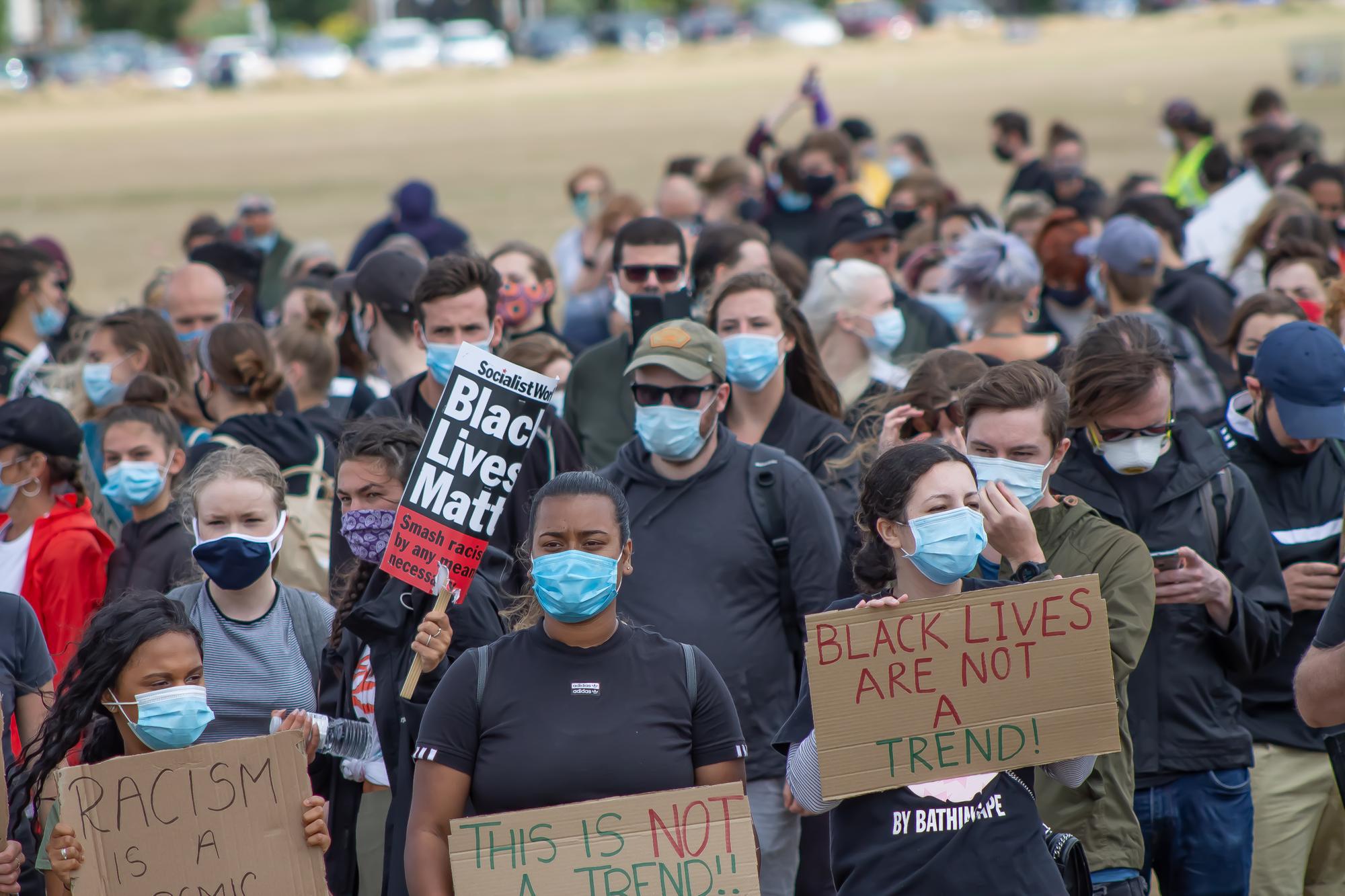 Black Lives Matter march in Portsmouth