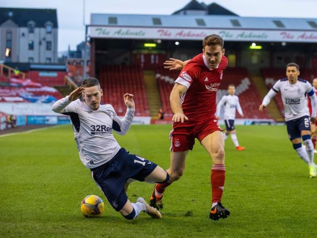 Much improved and more like his early season form and earlier visit to Pittodrie. Bursting from the midfield, putting Dons on the back-foot, a constant danger. Only missing a goal and went close on 55 mins when denied by a great save.