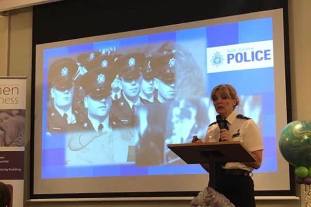 Rotherham’s District Commander Chief Superintendent Una Jennings, pictured, has received the Athena International Leadership award.