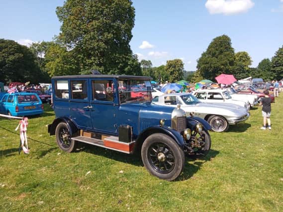 One of the oldest models on display at this year's Ashover Car & Bike Show