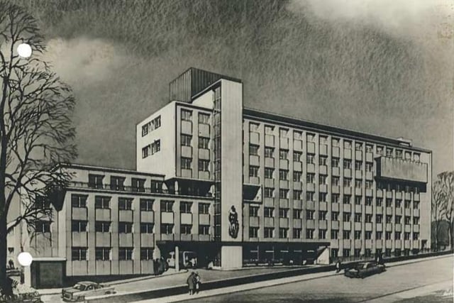An impression of the centre which was drawn in 1963