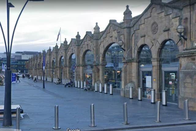 A man has  been left with a fractured skull after a violent attack at Sheffield railway station. PIcture shows Sheffield station. PIcture: Google streetview.