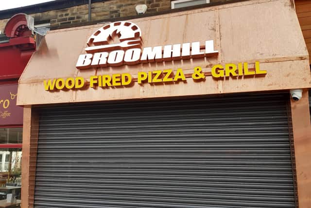 Broomhill Wood Fired Pizza & Grill.