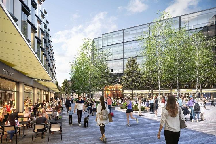 Phase one of this huge £350million project is set to be completed this year, with the final development including over 50,000m² of office space, a 362-room Hyatt hotel and 10 retail and leisure units.
