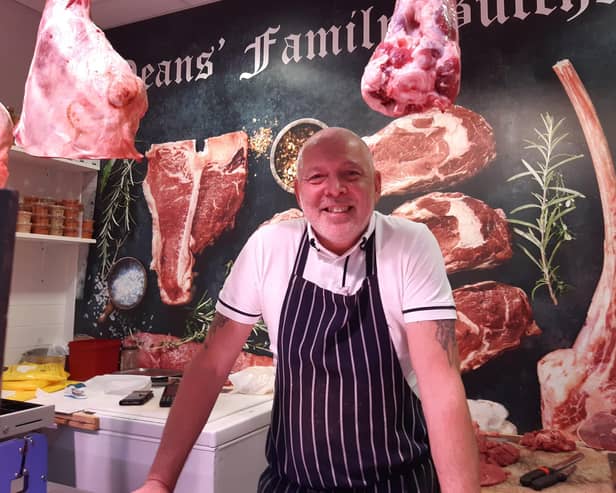 Dean Batty, of Dean's Family Butchers at the Moor Market