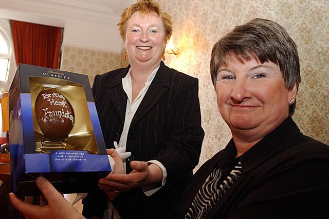 A 2003 chocolate themed fundraiser at the Grand Hotel was raising money for the British Heart Foundation but were you pictured?