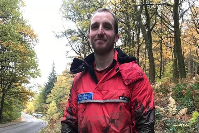 Edale Mountain Rescue Team was called to rescue a man who became stuck in the mud at Ladybower reservoir, where low water levels have exposed the ruins of lost villages submerged when it was created