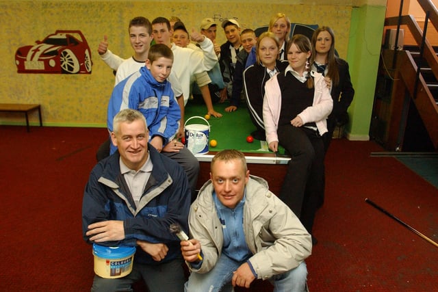 Members of Percy Hudson Youth Club gave their club a lick of paint 16 years ago. Were you there for the spruce-up?