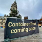 Sheffield Council has finally set a date for the opening of the Fargate shipping container park that will feature shops, food vendors, a bar and a big screen.