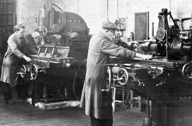 Picture shows the Tool Room at Samuel Fox Limited, Sheffield, in the 1950s