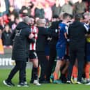 A final-whistle melee broke out when Sheffield United and Blackpool last went head-to-head: Lexy Ilsley / Sportimage
