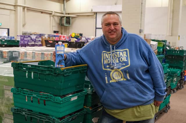 S6 Foodbank in HillsboroughManager Chris Hardy