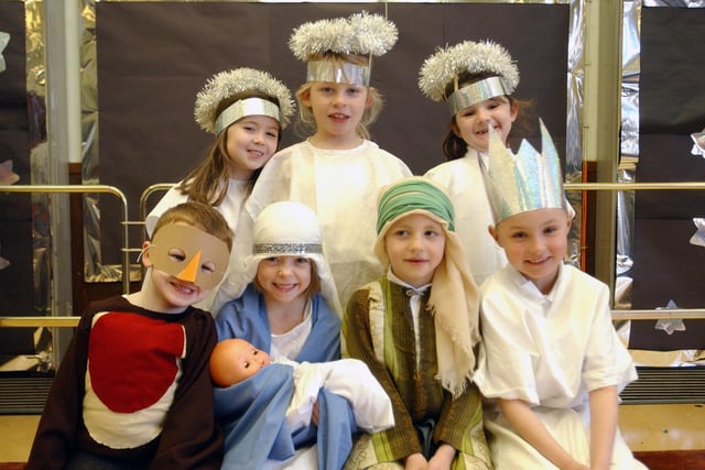 All smiles at Simonside Primary School but who do you recognise in the 2004 Nativity?