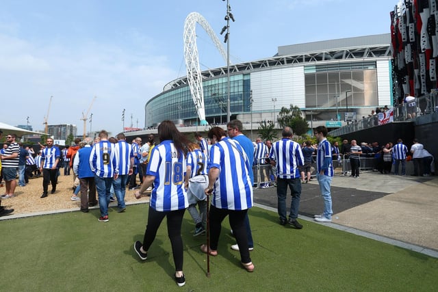 Sheffield Wednesday fans helped create an incredible atmosphere at Wembley dueing the 2016 Championship Play-Off Final