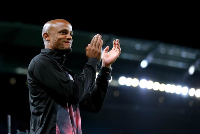 Burnley have announced the appointment of Vincent Kompany as their new manager: Martin Rickett/PA Wire.