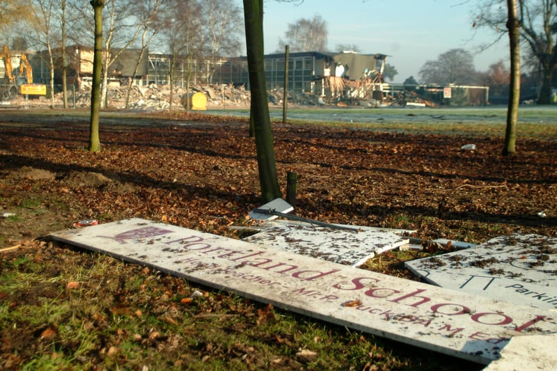 Demolition of the old school campus took place in 2008.