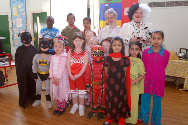 Pupils and staff dressed as their favourite book characters for World Book Day 15 years ago - and don't they look great!