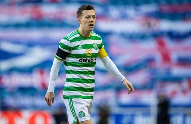 Captain Callum McGregor turned into his own net on January 2, 2021 to give Rangers a 1-0 win. (Photo by Craig Williamson / SNS Group)