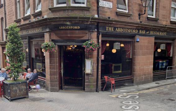 The Abbotsford Bar can be found on Rose Street.