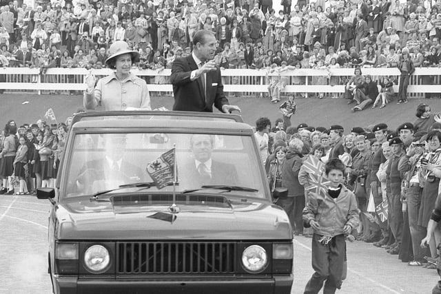 Her Majesty Queen Elizabeth II and Prince Philip, Duke of Edinburgh, visit Sunderland and Washington in 1977. Were you there?