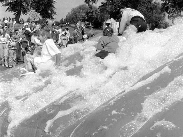 Every year there were inflatables and assault courses