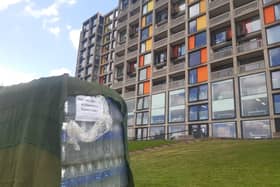 Residents of flanks B and C in 'phase one' of Sheffield's Park Hill flats are still being advised not to drink the tap water there a week after it was found to be contaminated. They are being supplied with bottled water until the problem is resolved.