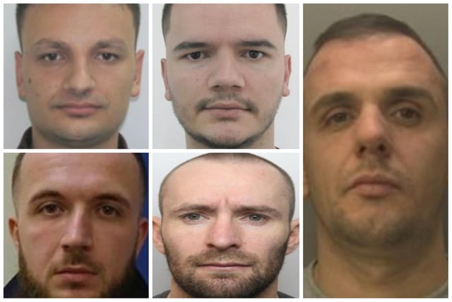 Do you recognise any of the men pictured? They are all currently wanted by South Yorkshire Police