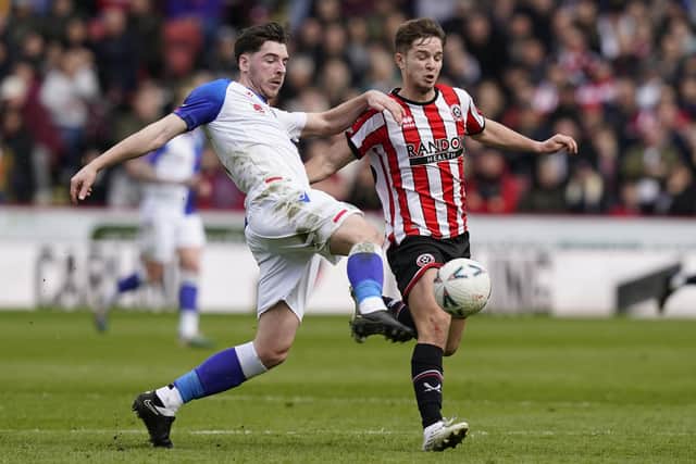 James McAtee in action for Sheffield United: Andrew Yates / Sportimage