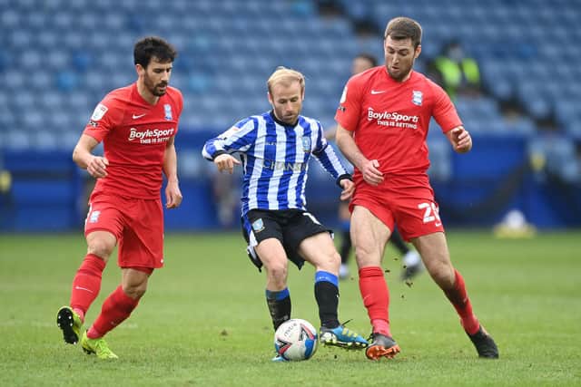 Sheffield Wednesday skipper Barry Bannan in action against the Owls' relegation rivals Birmingham City who have been backed to avoid the drop by former boss Barry Fry. (Photo by Michael Regan/Getty Images)