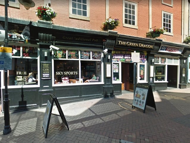 The Green Dragon was rated five by inspectors following an assessment on October 28.