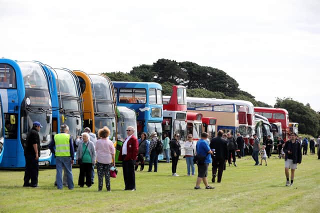 The Provincial Society Bus Rally at Stokes Bay in Gosport.