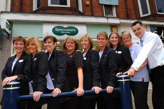 The King Street branch of Specsavers was nominated for Contact Lens Practice of the Year in 2004. Were you a part of the team?