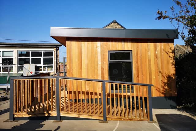 The eco classroom at Bradfield Dungworth Primary School