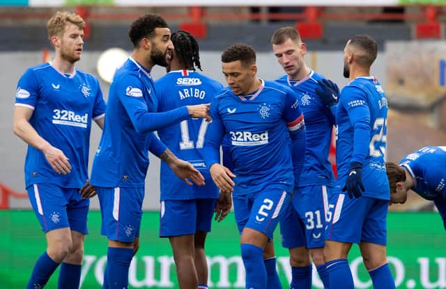 How the Rangers players rated in the draw with Hamilton. Picture: SNS