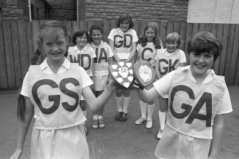 Were you a part of the St Hilda's RC Primary School netball team in July 1980.