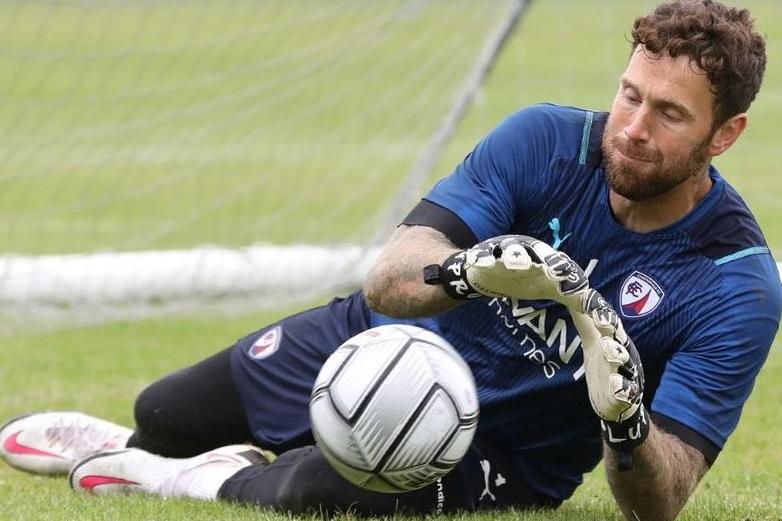 The experienced stopper was Chesterfield's first signing in the summer.