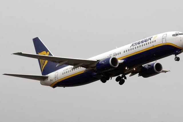 A Ryanair flight hit birds on departure from Leeds Bradford Airport. Photo credit FRANK PERRY/Getty Images.