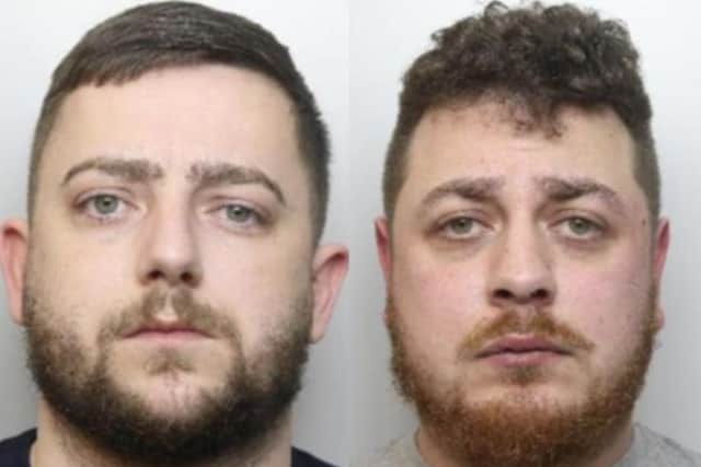 Connor Hadi, 26, of Toll Bar Avenue, Sheffield, and Bradley Jenkins, 28, of Waverley View, Rotherham, have been jailed for 27 years each