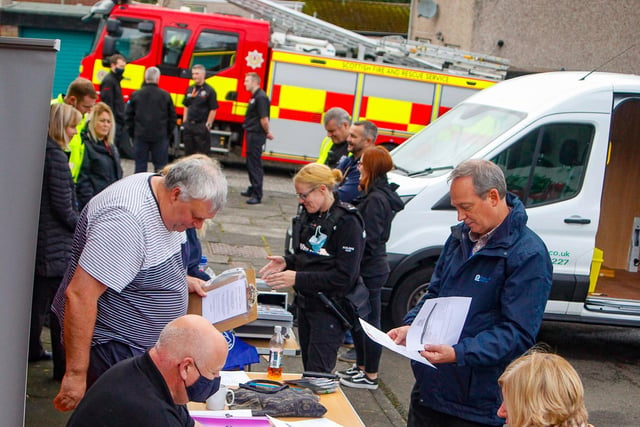 A wide variety of organisations and groups were on hand to listen to residents and give advice when required during the Safer Streets Roadshow