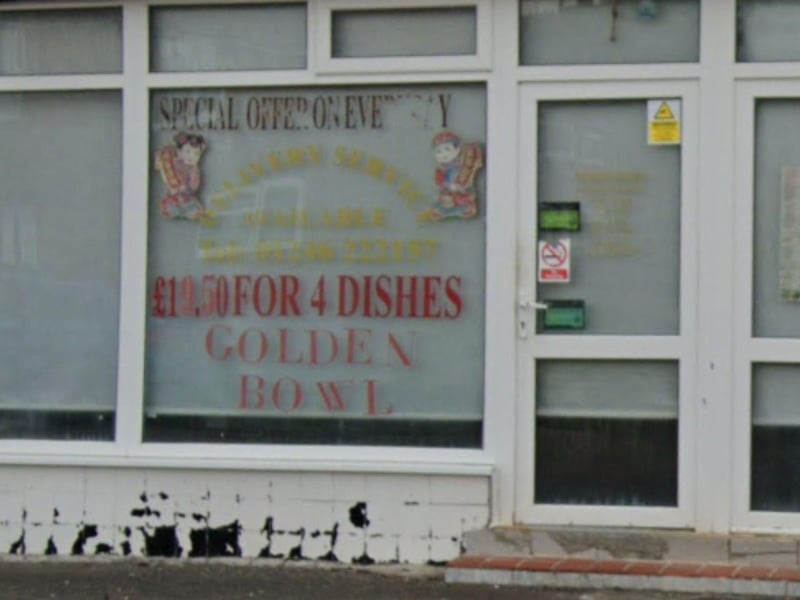 The New Golden Bowl at Cordwell Avenue, in Chesterfield was handed a five-out-of-five rating after assessment on September 24.