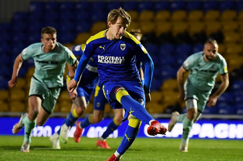 Someone who is on Pompey's list of striking targets. Pigott's confirmed he won't sign a new deal at AFC Wimbledon after plundering 22 goals in all competitions. However, the Blues are braced to miss out with Championship sides also interested.