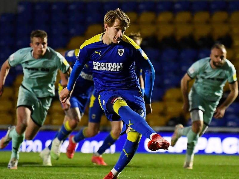 Someone who is on Pompey's list of striking targets. Pigott's confirmed he won't sign a new deal at AFC Wimbledon after plundering 22 goals in all competitions. However, the Blues are braced to miss out with Championship sides also interested.
