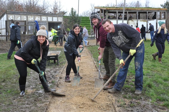 A Volunteer Day with representatives of Sage UK, and Groundwork South Tyneside and Newcastle 5 years ago.