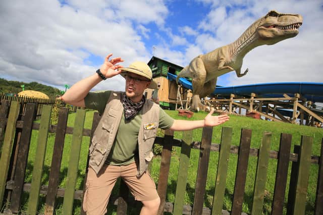 Simon the paleontologist in Lost World. Picture: Chris Etchells