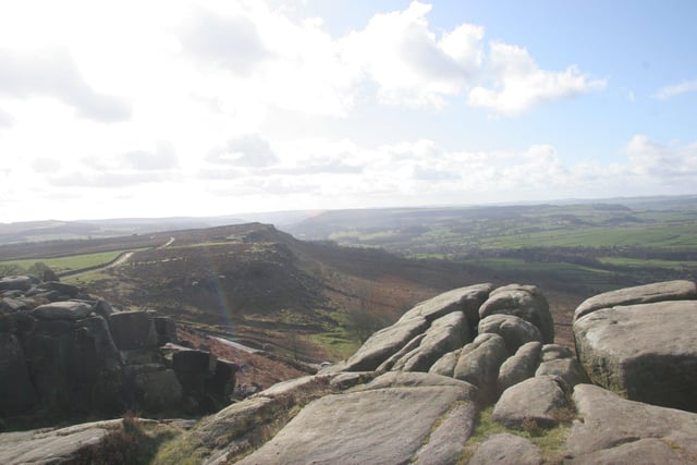 Curbar Edge was ranked as the seventh best place to watch sunsets and sunrises in the UK.