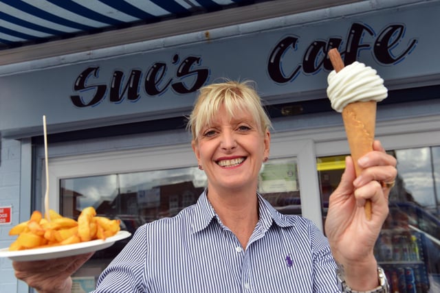 Seafront institution Sue's Cafe is back open for takeout cuppas, sausage sandwiches, chips, ice cream and more. It will be open seven days a week, 8.30am to 5pm to begin with.