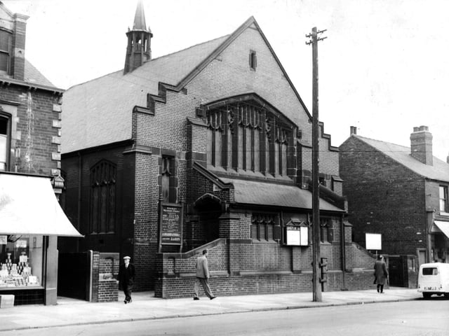 Tinsley Methodist Church, Sheffield Road, pictured in September 1962