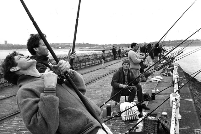 South Shields Angling Club was out in force for this angling competition in October 1985. Is there someone you know in this photo?